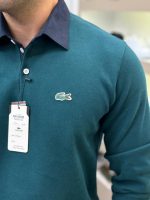 سلانیک یقه دار ساده LACOSTE - تصویر 15