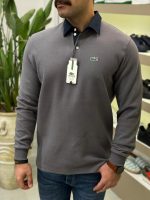 سلانیک یقه دار ساده LACOSTE - تصویر 12