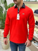 سلانیک یقه دار ساده LACOSTE - تصویر 2