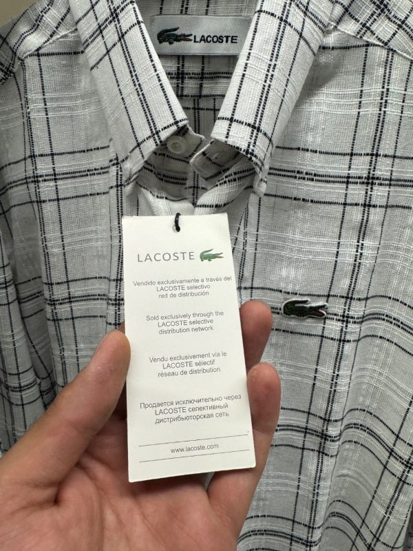 پیراهن چهارخانه  LACOSTE - تصویر 3