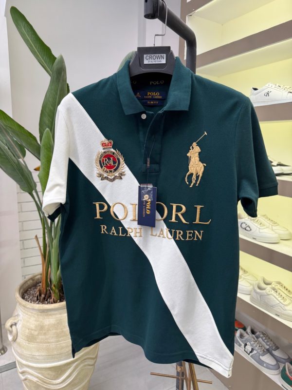 پولوشرت بنری وسط نوشته POLO RALPH LAUREN - تصویر 9