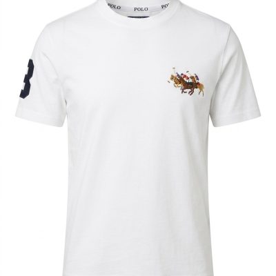 تیشرت یقه گرد سه اسب پونی POLO RALPH LAUREN