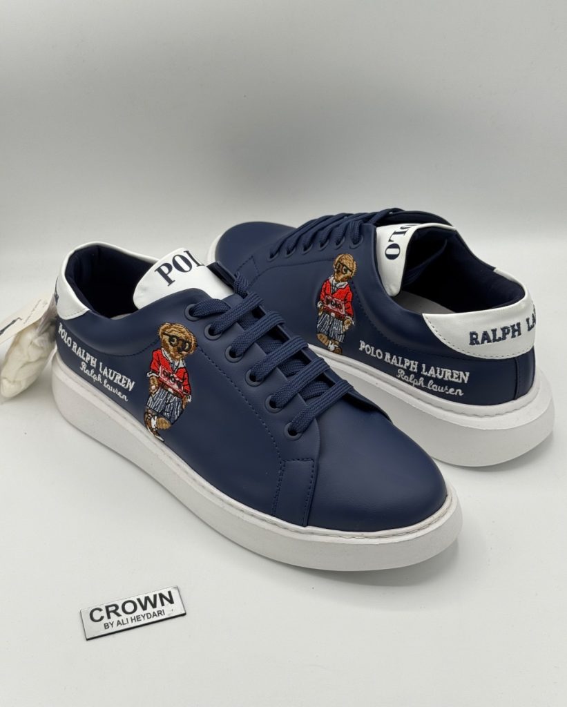 کتانی زیره EVA تدی POLO RALPH LAUREN رویه چرم صنعتی آستر چرم صنعتی زیره:EVA بسیار با کیفیت مناسب استایل روزمره