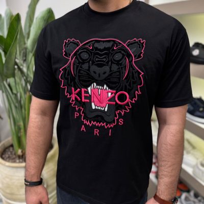 تیشرت یقه گرد KENZO گلدوزی شده پارچه نخ