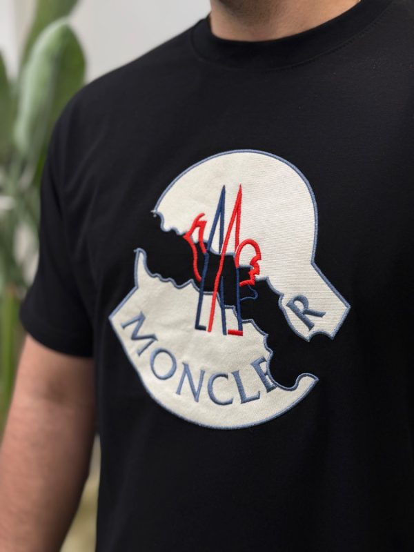 تیشرت یقه گرد مردانه MONCLER - تصویر 3