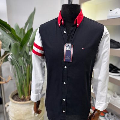 پیراهن TOMMY HILFIGER پارچه 100% COTTON پنبه