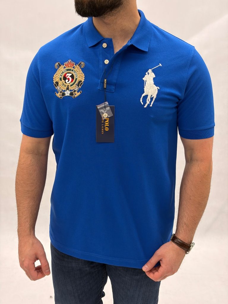 پولوشرت گلدوزی شده پارچه جودون POLO RALPH LAUREN