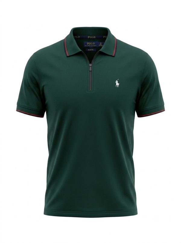 پولوشرت نیم زیپ لوگوریز POLO RALPH LAUREN - تصویر 5