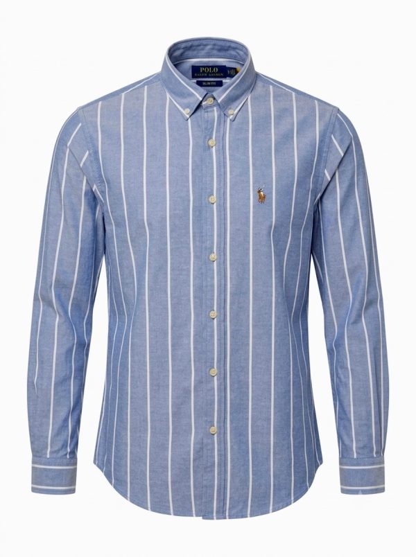پیراهن راه راه لوگوریز  POLO RALPH LAUREN - تصویر 6