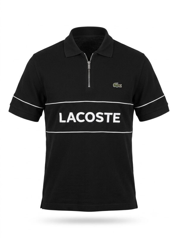 پولوشرت نیم زیپ LACOSTE - تصویر 3