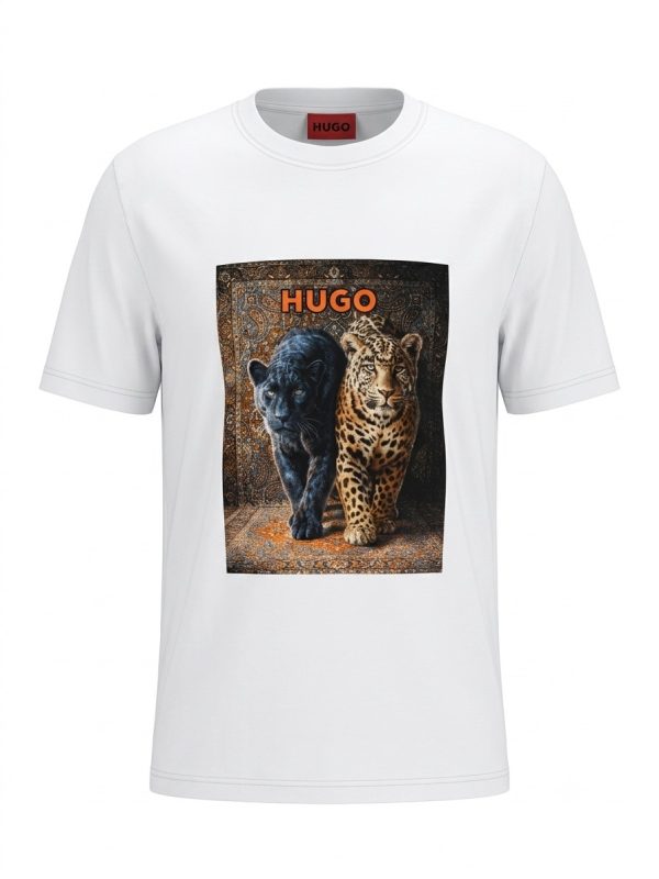 تیشرت یقه گرد HUGO - تصویر 2