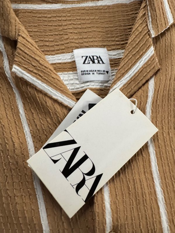 پیراهن ژاکارد راه راه ZARA - تصویر 2