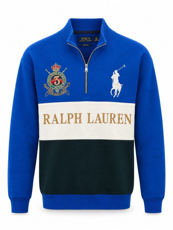 دورس نیم زیپ دو لوگو POLO RALPH LAUREN - تصویر 3