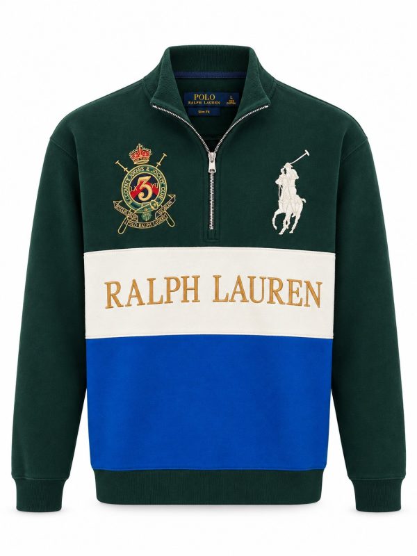 دورس نیم زیپ دو لوگو POLO RALPH LAUREN - تصویر 2